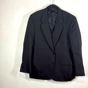 Coburne Square black stripe wool sports jacket size 44R